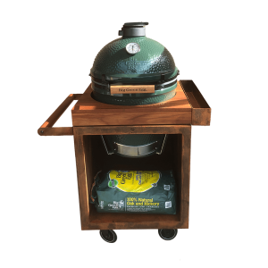 KOMBI OFYR Table 65 Corten & BigGreenEgg Large