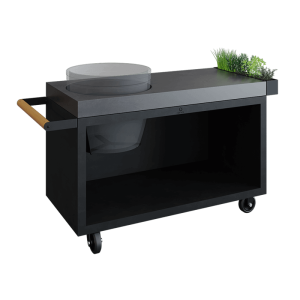 OFYR KamadoTable Pro 135 Black Concrete geeignet für BigGreenEgg