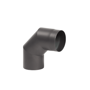 RB73 Bogen 90 Grad Quaruba Black Kaminrohr